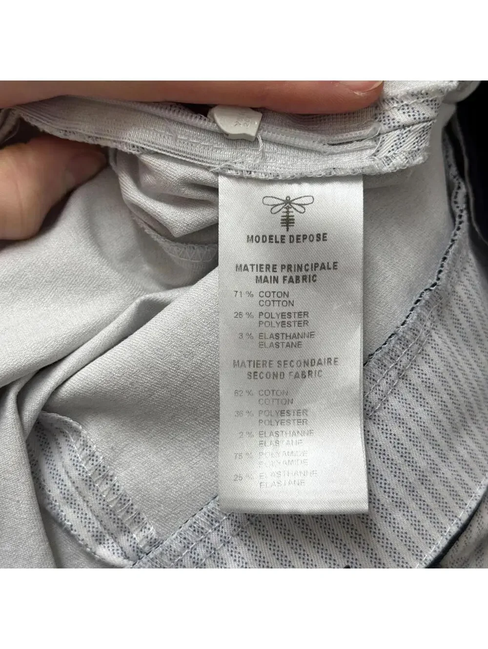 Vintage La Mode Est À Vous Avant-Garde Pinstripe Bubble Mini Dress - Picture 8 of 8